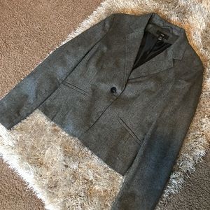 Grey Lightweight Wool Blazer